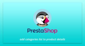 PrestaShop logo – categories tree on product page