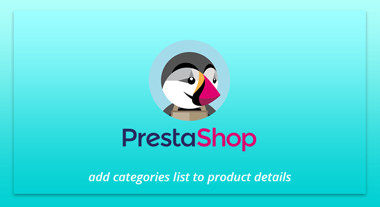 Add categories tree list to product details – Prestashop 1.7